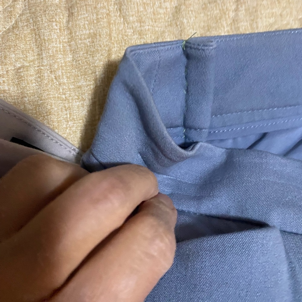 size 8 pant bundle Black, Beige, and Blue - Picture 5 of 12